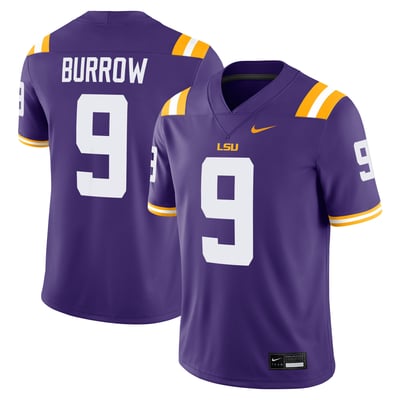 Joe Burrow LSU Tigers Nike Alumni Game Jersey - Purple